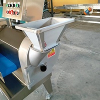 Coupeuse de légumes automatique multifonctionnelle à double tête Grande machine à couper les légumes pour cantine