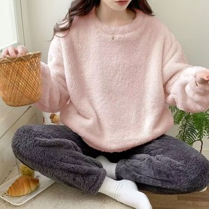 2023 nouveau pyjama automne et hiver pour femmes corail en peluche épaissie flanelle Jacquard chaleur et avancé maison fureur en hiver - Product Image 5