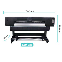 Impresora de Inyección de Tinta de Alta Velocidad Baysoon, Nueva Máquina de Impresión Eco Solvente Todo en Uno, Automática, de Formato Ancho para Publicidad