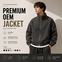 Veste Homme Luxe Personnalisée Effet Délavé Patchwork Vintage Usé Streetwear Vêtement d'extérieur avec Poches Frontales Usine OEM Professionnelle