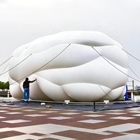 Tente géante en PVC avec logo personnalisé, tente dôme Igloo gonflable hermétique et étanche, belvédère pour fêtes en plein air, discothèque et événements