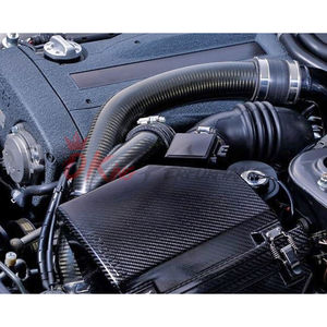 Sistem Asupan Udara Mesin RB26 DETT Pipa Inlet Y-Pipe Serat Karbon Kering untuk Nissan R34 GTR 1998-2002 - Product Image 5