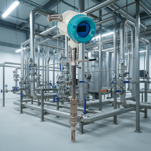 Medidor de Flujo Másico Térmico de Inserción de Buena Calidad para Tuberías Grandes de Gas - Product Image 1