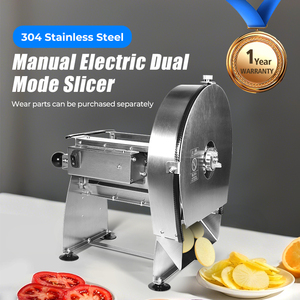 Moseener 220V Đa-Chức Năng Rau Cutter <span class=keywords><strong>Slicer</strong></span> Khoai Tây Chopper Trái Cây Cắt Nguyên Liệu An Toàn Máy Cắt Cho Rau Trái Cây - Product Image 2