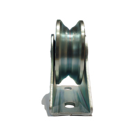 Roulette à gorge en U en acier à haute teneur en carbone Joinwin pour porte coulissante - Roulement durable, antirouille, à faible bruit