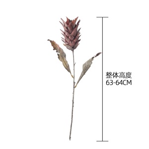 ดอกสับปะรดประดิษฐ์ CallaFloral ก้านเดี่ยว สีชมพู แดง แดงเบอร์กันดี ส้ม เบจ สำหรับตกแต่งบ้าน - Product Image 4