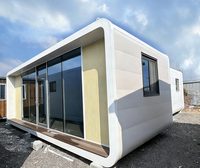 Maison modulaire de luxe de haute qualité, moderne, en conteneur, petite maison intelligente, capsule spatiale pour utilisation en villa