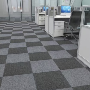 Văn phòng thương mại gạch Thảm 50x50 Vòng đống bitum ủng hộ vuông thảm cho nhà nghiên cứu khách sạn phòng tập thể dục phòng thu bi-a sử dụng hội trường - Product Image 6