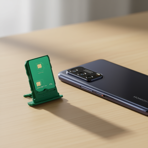 Tiroir de carte SIM vert pour Honor Magic 5 Lite et X9a – Accessoire de téléphone portable - Product Image 3