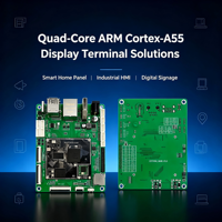 Carte de développement Linux embarquée, kit d'évaluation embarqué, plateforme d'évaluation ARM Cortex-A55 LPDDR4 EMMC Gigabit Ethernet WiFi