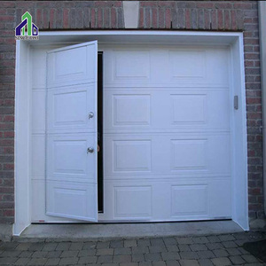 <span class=keywords><strong>Porte</strong></span> <span class=keywords><strong>de</strong></span> <span class=keywords><strong>garage</strong></span> sectionnelle moderne en acier JAD à double battant coulissant, <span class=keywords><strong>isolée</strong></span>, <span class=keywords><strong>avec</strong></span> <span class=keywords><strong>portillon</strong></span> piéton, antivol, à économie d'énergie, surface finie - Product Image 2