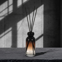 Diffuseur de parfum personnalisé, senteurs fraîches variées, bouteille artisanale, emballage de luxe, diffuseur à bâtonnets longue durée, non irritant