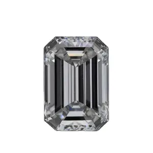 3.73-7.27ct Diamant de laboratoire, taille émeraude, F,VS1,VVS2,2EX,VG,IGI SH