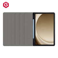 Harga grosir Universal murah casing Tablet Flip kulit PU casing keyboard logo kustom untuk Android untuk ipad