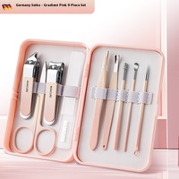 Usine En Gros Hommes Coupe-Ongles Ensemble En Acier Inoxydable Ménage Manucure & Pédicure Oreille Gouge Ongles Rainure Outil pour Pédicure