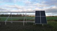 Support de montage de panneau solaire en acier galvanisé à chaud, fournisseur fiable, résistant aux vents de 56 m/s et aux charges de neige de 2,4 kN/m, modèle ZF-G004