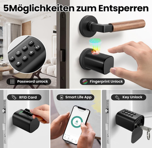 Cilindro intelligente con profilo in Euro regolabile di nuovo Design con gestione delle App per lucchetto intelligente di proprietà in affitto airbn - Product Image 2