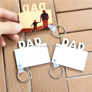 MDFSUB 50*60mm Porte-clés vierges en MDF double face pour sublimation, cadeau de la Fête des Pères pour <span class=keywords><strong>papa</strong></span> avec film protecteur - Product Image 6