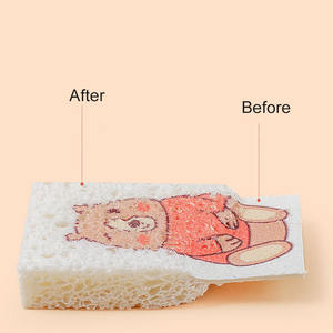 Spugne Compresse in Polpa di Legno e Cotone Esun Naturali Stampate, Assorbenti al 500%-750% d'Acqua, Bianche, Durevoli, per Uso in <span class=keywords><strong>Cucina</strong></span>, Super Assorbenti - Product Image 5