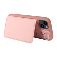 Étui de téléphone portable antichoc pour iPhone 14 Plus, 3 emplacements pour cartes et poche pour argent, blocage RFID, avec cordon et béquille, vente en gros