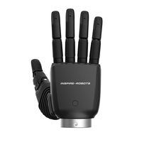RH56F1 Nueva mano robot compatible con EtherCat, RS485 Mano diestra con 6DOF 12Jonits para humanoides, laboratorios de investigación y universidades