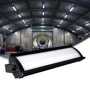 Kualitas tinggi komersial 5000lm 100watt high bay 200 w court led industrial warehouse high bay g arage lampu