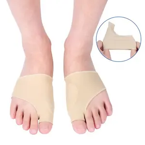 पैर की अंगुली विभाजक मोजे के लिए सबसे अच्छा सबसे अच्छा स्पष्ट लोचदार डबल सिलिकॉन जेल Bunion पैर की अंगुली स्प्रेडर पैर की अंगुली विभाजक नरम
