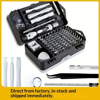 Nouvel ensemble d'outils de démontage multifonctionnel 115-en-1 pour ordinateurs et téléphones portables, avec tournevis, pincettes et ventouse, pour la vente en gros transfrontalière