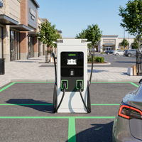Borne de recharge intelligente DC 320 kW pour véhicules électriques, station de charge haute puissance standard CHAdeMO pour flottes de bus électriques
