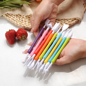 Ensemble d'outils de modelage de fondant, 9 pièces, décoration de gâteau, stylo à découper au chocolat, cuisine, bricolage, tapis de <span class=keywords><strong>pâtisserie</strong></span>, vente en gros - Product Image 1
