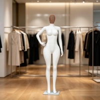 Mannequin gonflable en plastique haut de gamme pour femme grande taille, style occidental, pour présentation de vêtements, disponible en plusieurs tailles