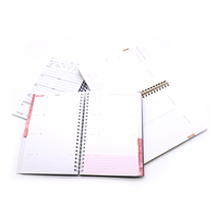 Service d'impression de cahier à spirale personnalisé d'impression de journal planificateur A5