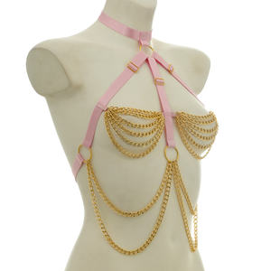 Vente en gros Sexy Girl Black Bdsm Toys <span class=keywords><strong>Lingerie</strong></span> pour femme Body Sparkle Body Chain <span class=keywords><strong>Lingerie</strong></span> Sexy - Product Image 6