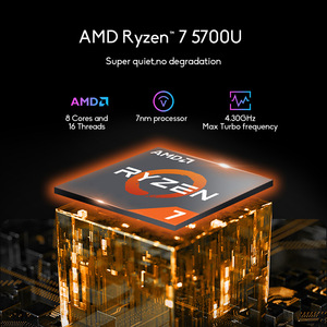 Nuevo Portátil de 15.6 Pulgadas, <span class=keywords><strong>AMD</strong></span> R7-5700U, 8 Núcleos, 16 Subprocesos, 4.3 GHz, 32 GB + 1 TB SSD, Batería de 9000 mAh, Pantalla IPS Metálica, Teclado en Inglés, <span class=keywords><strong>AMD</strong></span> <span class=keywords><strong>Radeon</strong></span> - Product Image 4