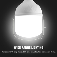 Bombilla LED Blanca Huahuang B22 E27 PBT PP de 5W-60W para Hogar, Oficina y Comercio