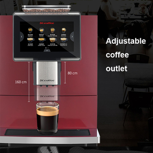 เครื่องชงกาแฟอัตโนมัติแบบเมล็ดกาแฟสู่ถ้วย รุ่น H10 Wine Red Hotel Office - Product Image 6