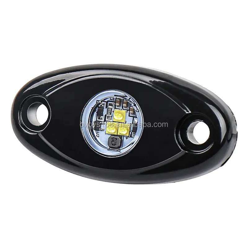 Ovovs Auto Accessoires Waterdichte 9W Led Rock Licht Enkele Kleur Licht Pod Multi Kleur Rock Licht Voor Atv Utv truck 4x4