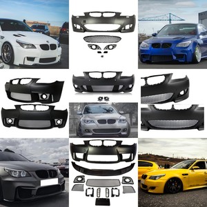Parachoques Delantero para BMW Serie 5 E60 M5, Compatible con E60 E61 <span class=keywords><strong>M</strong></span> Sport, 51117897186 51117897184, Cubierta Inferior de Parachoques Delantero Izquierdo y Derecho, Rejilla Decorativa - Product Image 3