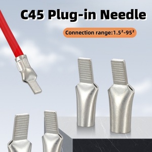 CNXI C45 cosses <span class=keywords><strong>de</strong></span> câble <span class=keywords><strong>de</strong></span> <span class=keywords><strong>disjoncteur</strong></span> sertissage nu Type <span class=keywords><strong>de</strong></span> cuivre rouge fil électrique connexion aiguille enfichable bornes d'insertion <span class=keywords><strong>de</strong></span> produit - Product Image 2