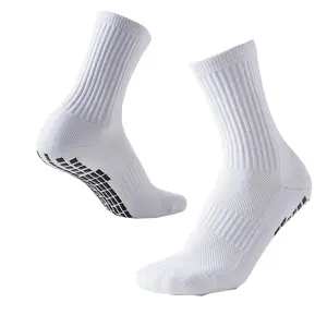 2024 mejores ventas calcetines de fútbol antideslizantes personalizados para hombres calcetines de fútbol deportivos con agarre