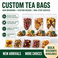 Groothandel Piramide Thee Zakjes OEM Aangepaste Mengsels Fruit Kruiden Bloemen Thee Leverancier Privé Label voor Café Hotel Restaurant Cadeaubox