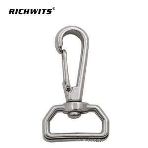 Anneau carré simple Zhibo, crochet universel en acier inoxydable pour sac à dos, boucle de sac à ressort rotative, accessoires de sangle - Product Image 3