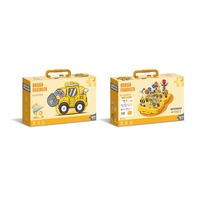 Perceuse électrique légère, jouet de construction, kit de bricolage pour enfants, jeu de visser, kit éducatif STEM, puzzle d'ingénierie, coffret de rangement en plastique