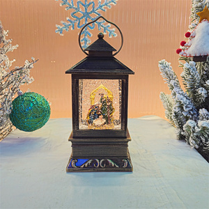 Popular Plastic Santa-Shaped Lighted Musical <strong>Christmas</strong> Tree Lamp Factory <strong>Wholesale</strong> Water Lantern Snow Globe <strong>Christmas</strong> <strong>Gifts</strong> - Product Image 3
