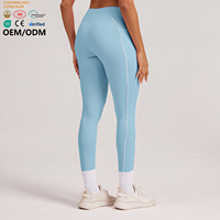 Pantalones de Yoga YZG de Secado Rápido, Cintura Alta y Gruesos, con Bolsillos, Control de Abdomen, Leggings Deportivos para Mujer