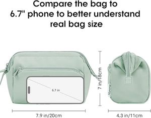 Bolsa de Cosméticos Impermeable para Mujer, Diseño 2026, Organizador de Viaje, Poliéster Impermeable con Cierre de Cremallera y Estampado de Caramelos para... - Product Image 2