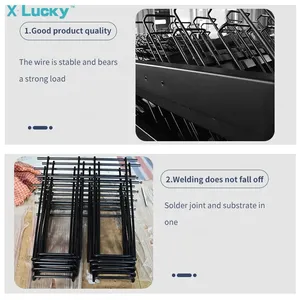 Phong cách mới <span class=keywords><strong>Pegboard</strong></span> hiển thị sàn gỗ khung mẫu tháp hiển thị gỗ cứng sàn đá sàn gỗ hiển thị giá - Product Image 5