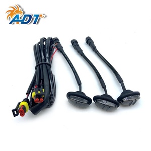 ชุดไฟตกแต่งกระจังหน้ารถยนต์ ADT 3 ชิ้น 12 LED สำหรับ Ranger ปี 2019-2023 รุ่น Custom Auto Works - Product Image 1