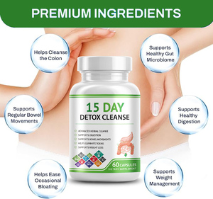 Suplemento Avanzado para la Desintoxicación del Colon y el Intestino, Cápsulas de Limpieza de 15 Días - Product Image 3