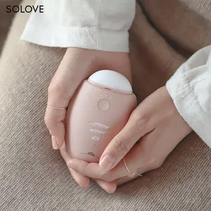 SOLOVE Portable Mini 4000MAh Power Bank Hand Warmer 52 Degrees Good Hand Feeling Promotional Gift Birthday Creative Gift